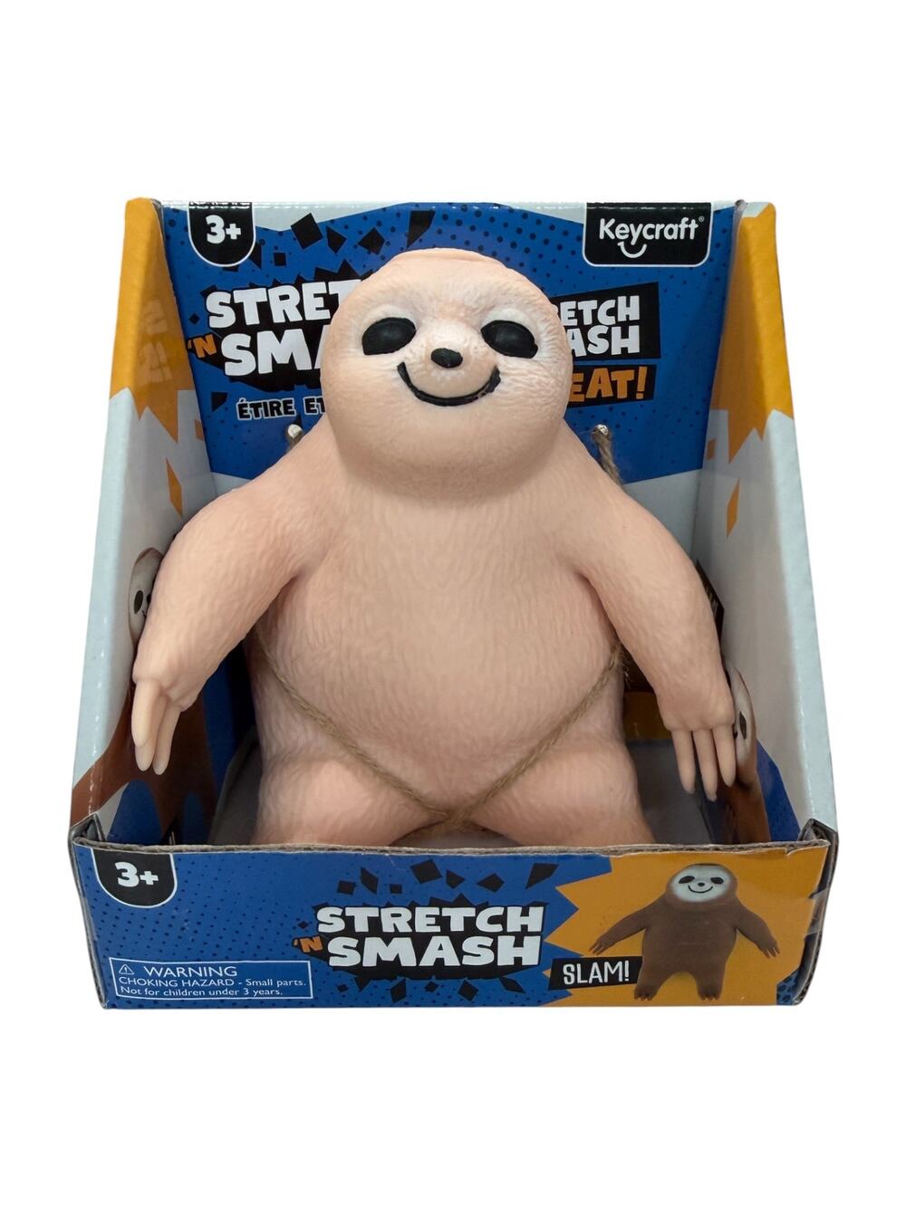 Keycraft Stretch Smash Sloth Squishy New In Box